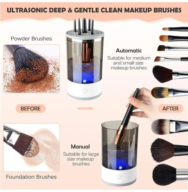 Automatic-Electric Makeup Brush Cleaning Machine-Fast Clean Dryer