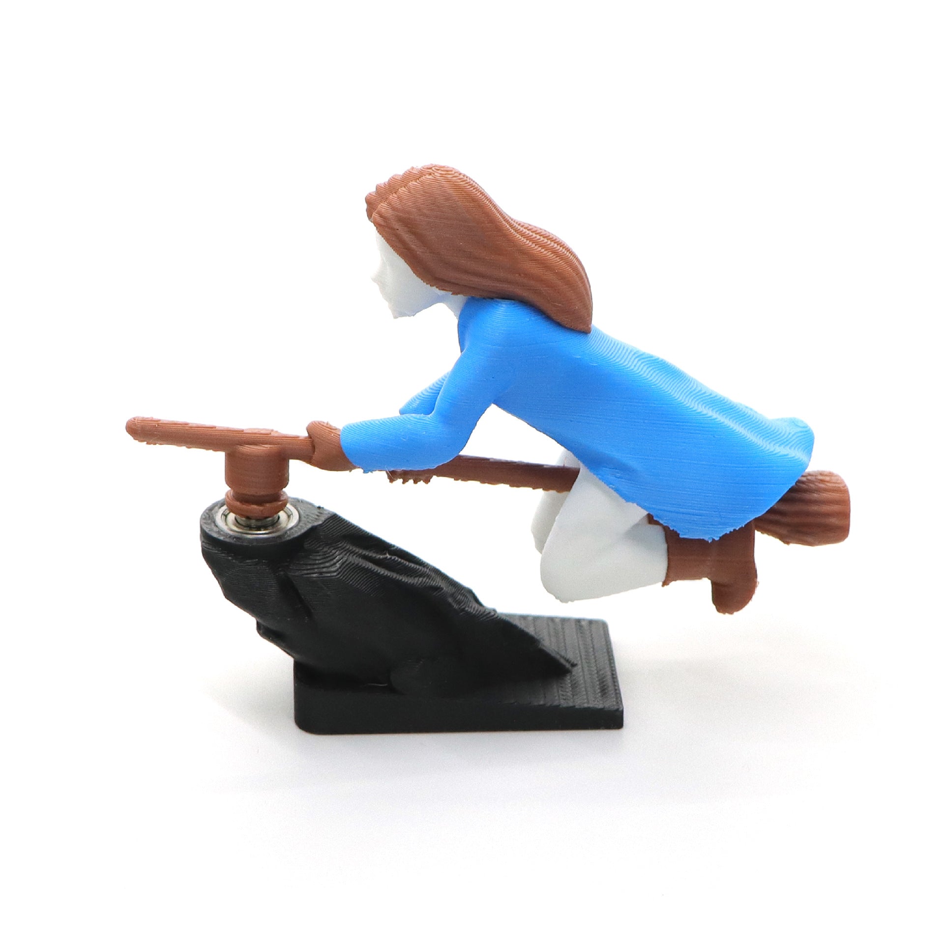 Witch And Wizard Broomstick Dashboard Drift Decoration