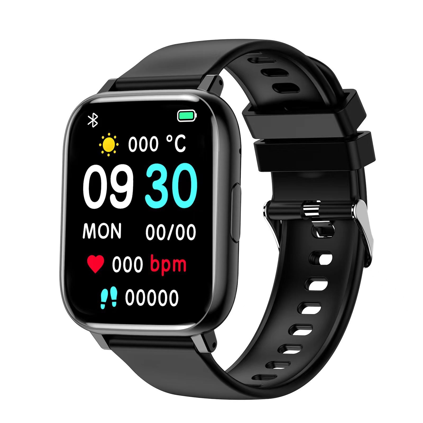 Bluetooth Smartwatch with Heart Rate and Blood Pressure Monitoring