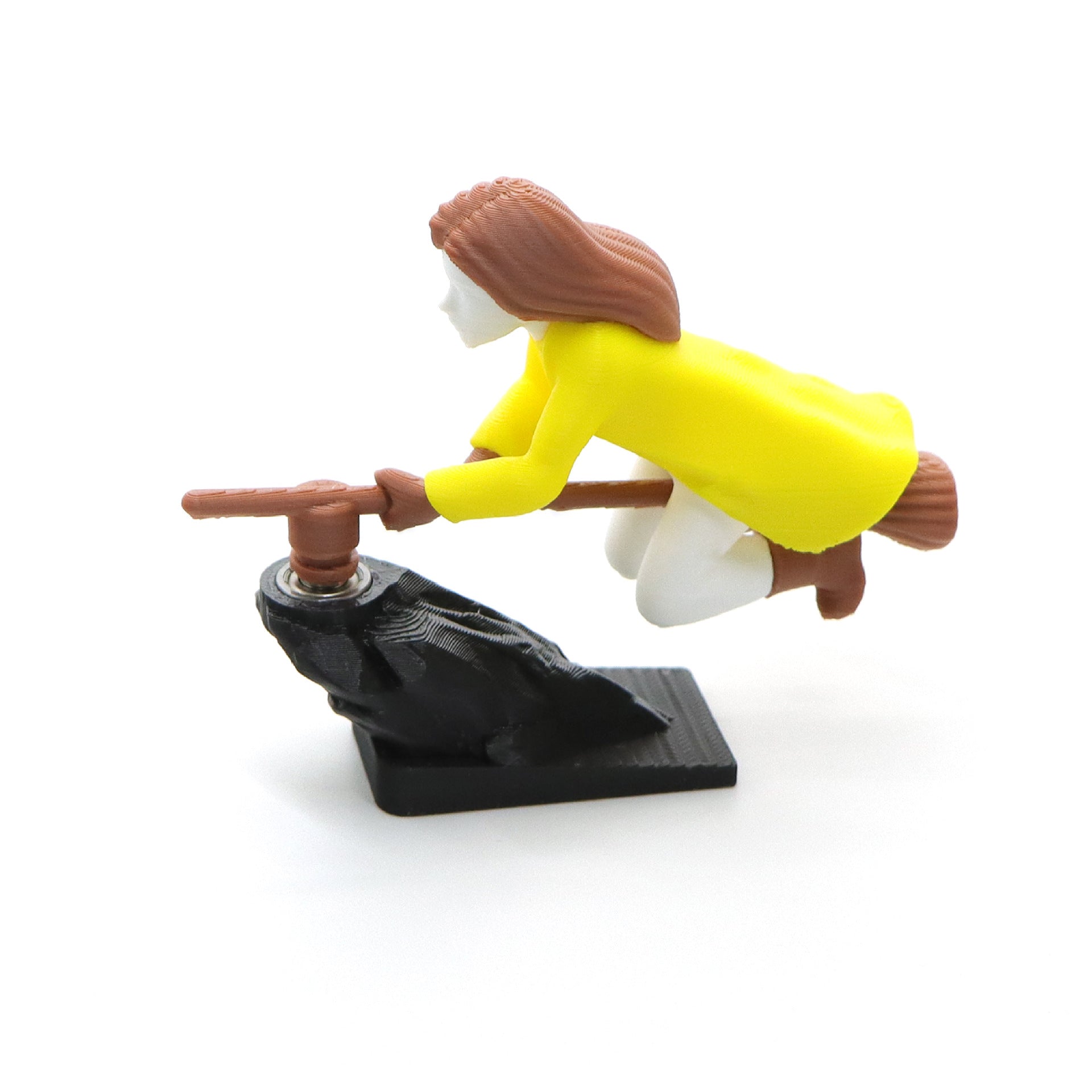 Witch And Wizard Broomstick Dashboard Drift Decoration