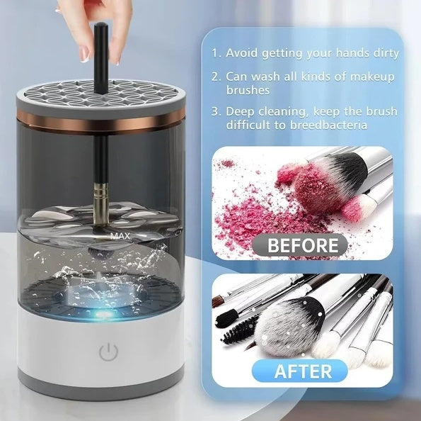 Automatic-Electric Makeup Brush Cleaning Machine-Fast Clean Dryer