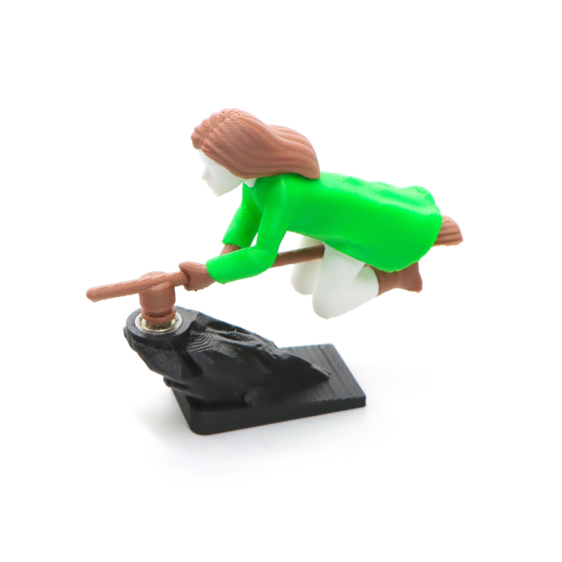 Witch And Wizard Broomstick Dashboard Drift Decoration