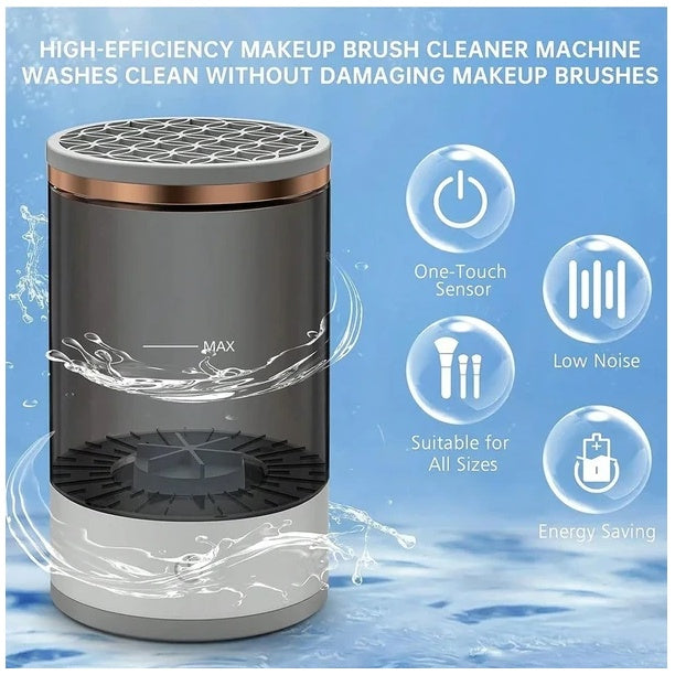 Automatic-Electric Makeup Brush Cleaning Machine-Fast Clean Dryer