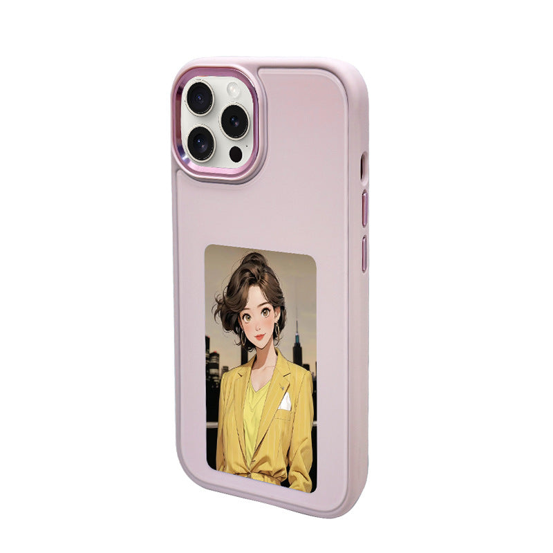 NFC Projection Screen Four-color E-ink Screen Bracket Phone Case