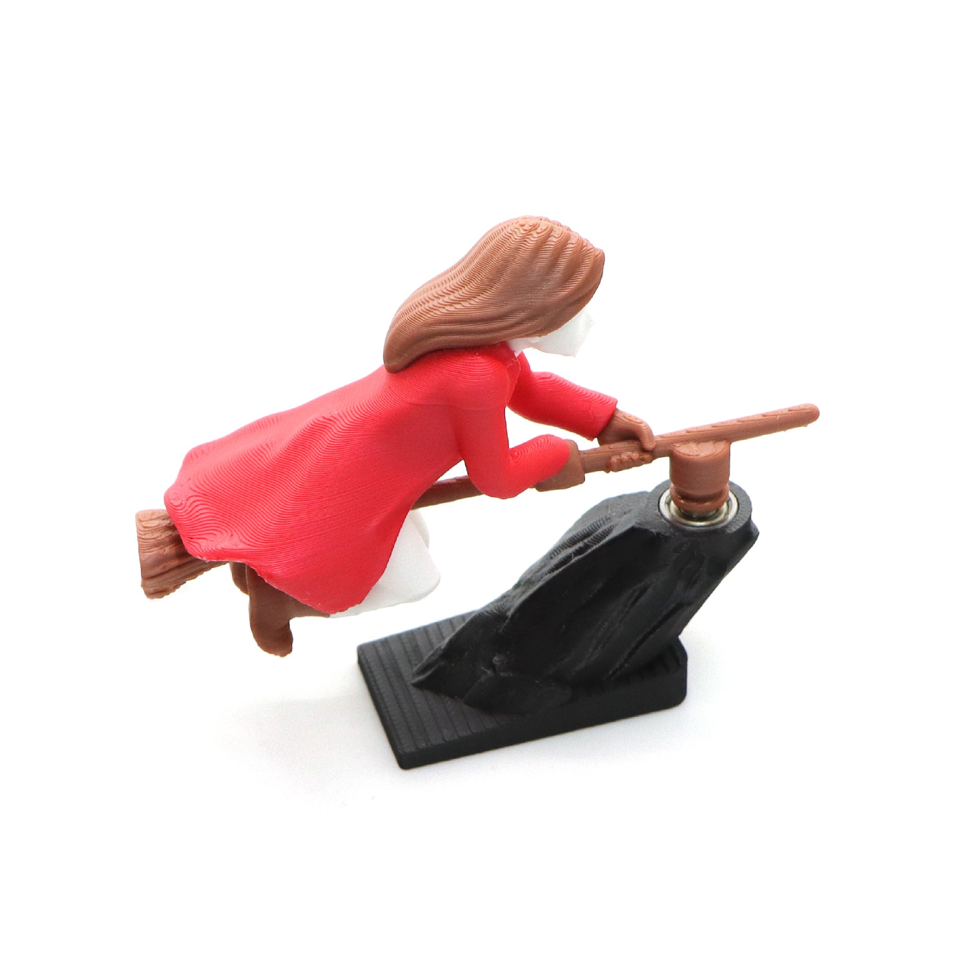 Witch And Wizard Broomstick Dashboard Drift Decoration